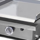 thumbnail of MBH - Gasbakplaat 600x400+400x400 mm economisch voor horeca. Fry Top met twee zones van gelamineerd staal voor bar en restaurant.