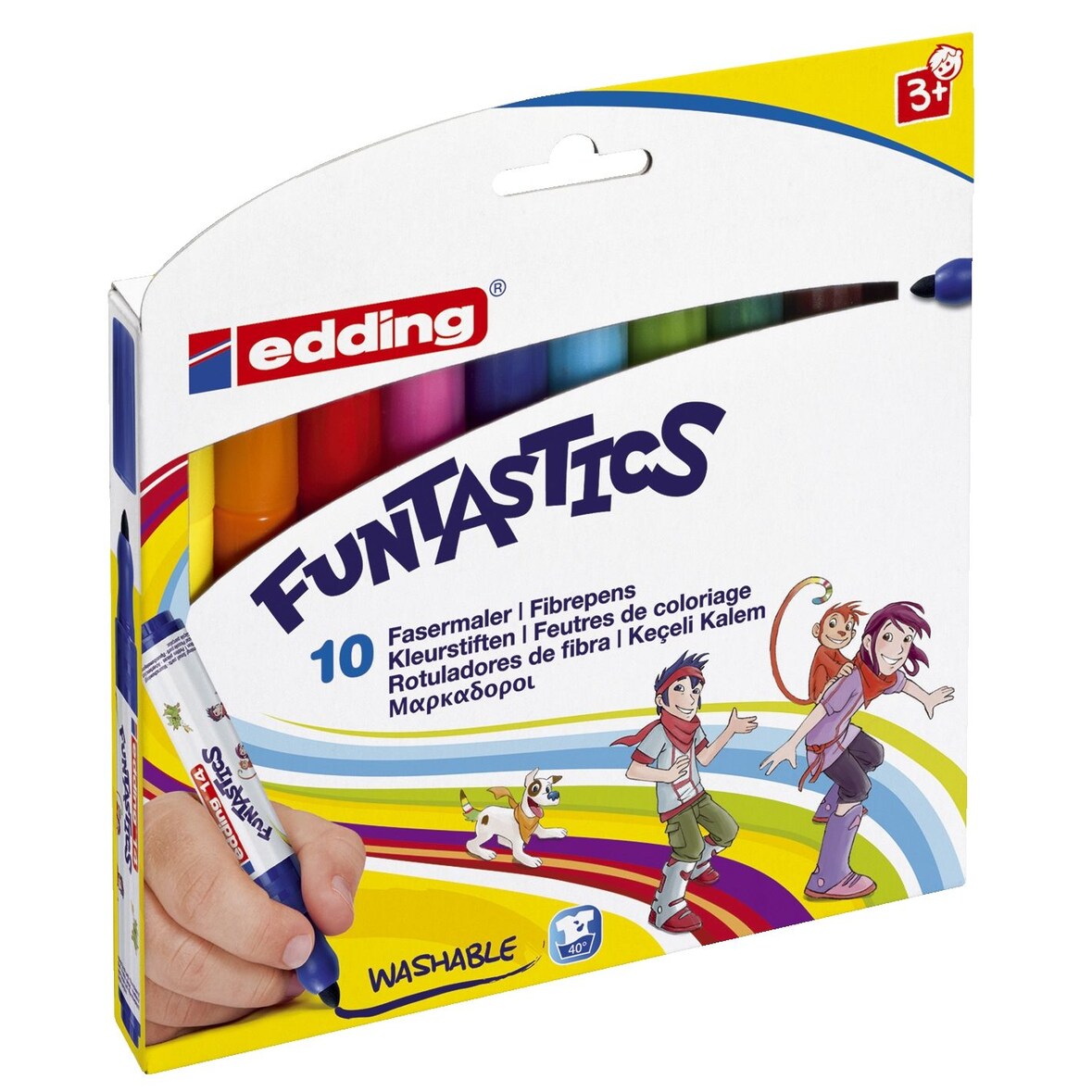 Edding 14-10 Fasermaler e-14 Funtastics 10er Set, ca. 3 mm