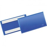 thumbnail of DURABLE Etikettentasche, selbstklebend, blau/transparent, 100x38mm, 50/VE