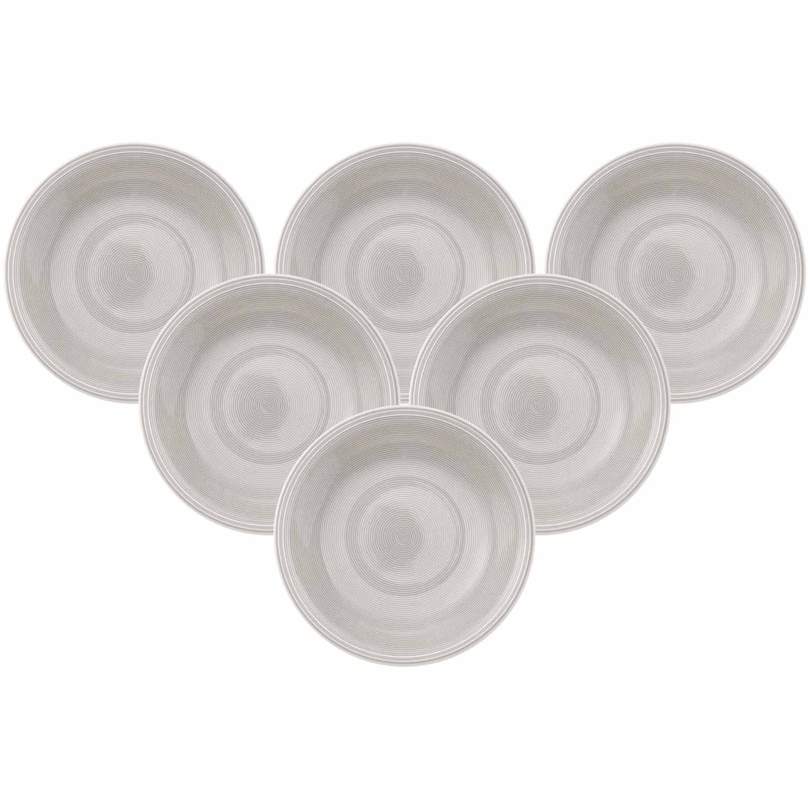like. by Villeroy & Boch Color Loop Stone Suppenteller ø 23,1 cm 6er Set
