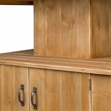 thumbnail of TRADIS 2-stöckiges Display mit Rollen, Türen vorne/hinten, Massivholz
