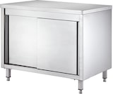 thumbnail of vaiotec werktafel met kast / 2 schuifdeuren, 1600 x 600 mm