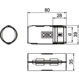 thumbnail of OBO Bettermann Quick-Pipe-Verbind.-muffe 3000 MMS M32 LGR 2154087