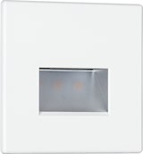 thumbnail of Paulmann LED Wandeinbauleuchte Edge Quadro  eckig 80x80mm  1,2W 50lm 230V  2700K Weiß matt 93093