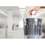 thumbnail of Jinfa Mülleimer mit Deckel, Ascheeimer, Abfallbehälter, Mülltonne, Papierkorb aus Metall, Zink,  Ø 21,5 cm, Höhe 21,5 cm 7 Liter