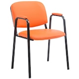 thumbnail of 4er Set Stapelstühle Ken Pro Kunstleder orange