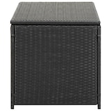 thumbnail of vidaXL Gartenbox Poly Rattan 100x50x50 cm Schwarz
