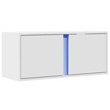 thumbnail of vidaXL TV-Wandschrank mit LED-Beleuchtung Weiß 80x31x35 cm
