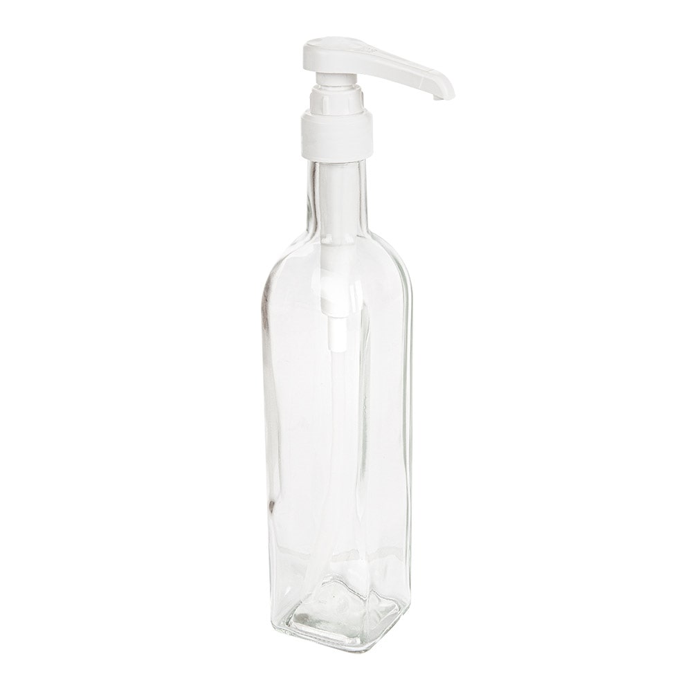 Garcia de Pou 24 Unités - Bouteille + Pompe Condiments 500 Ml 6X29,7 Cm Transparent Verre
