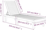 thumbnail of Helloshop26 - Tumbona tumbona cama de jardín mobiliario de exterior para terraza marrón claro 155 x 58 x 83 cm polipropileno 02_0012782