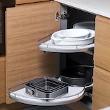 thumbnail of Relaxdays Springform 4er Set, quadratisch, 15, 18, 22, 26 cm, Edelstahl, antihaftbeschichtete Backformen, anthrazit