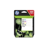 thumbnail of HP 364 Pack 4 Cartouches Noir et couleurs N9J73AE