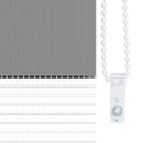 thumbnail of vidaXL Doppelrollo Seitenzug Duo Rollo 80 x 175 cm grau