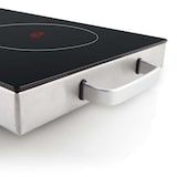 thumbnail of Orbegozo placa vitrocerámica doble PCE 6000, cristal Templado, cuerpo acero inox, 2 Termostatos, asas aislantes 2800 W