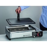 thumbnail of Plancha à gaz portable 2300W + 2 cartouches de gaz + Valise de transport KEMPER