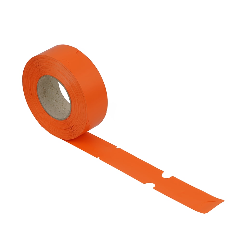 1000 Stück Schlaufenetiketten 50 x 248 mm, orange