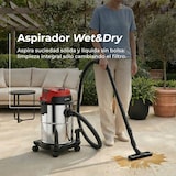 thumbnail of Aspirador Sólidos y Líquidos EVVO AE82, 1200W, 20L, Función Soplado y Filtro HEPA