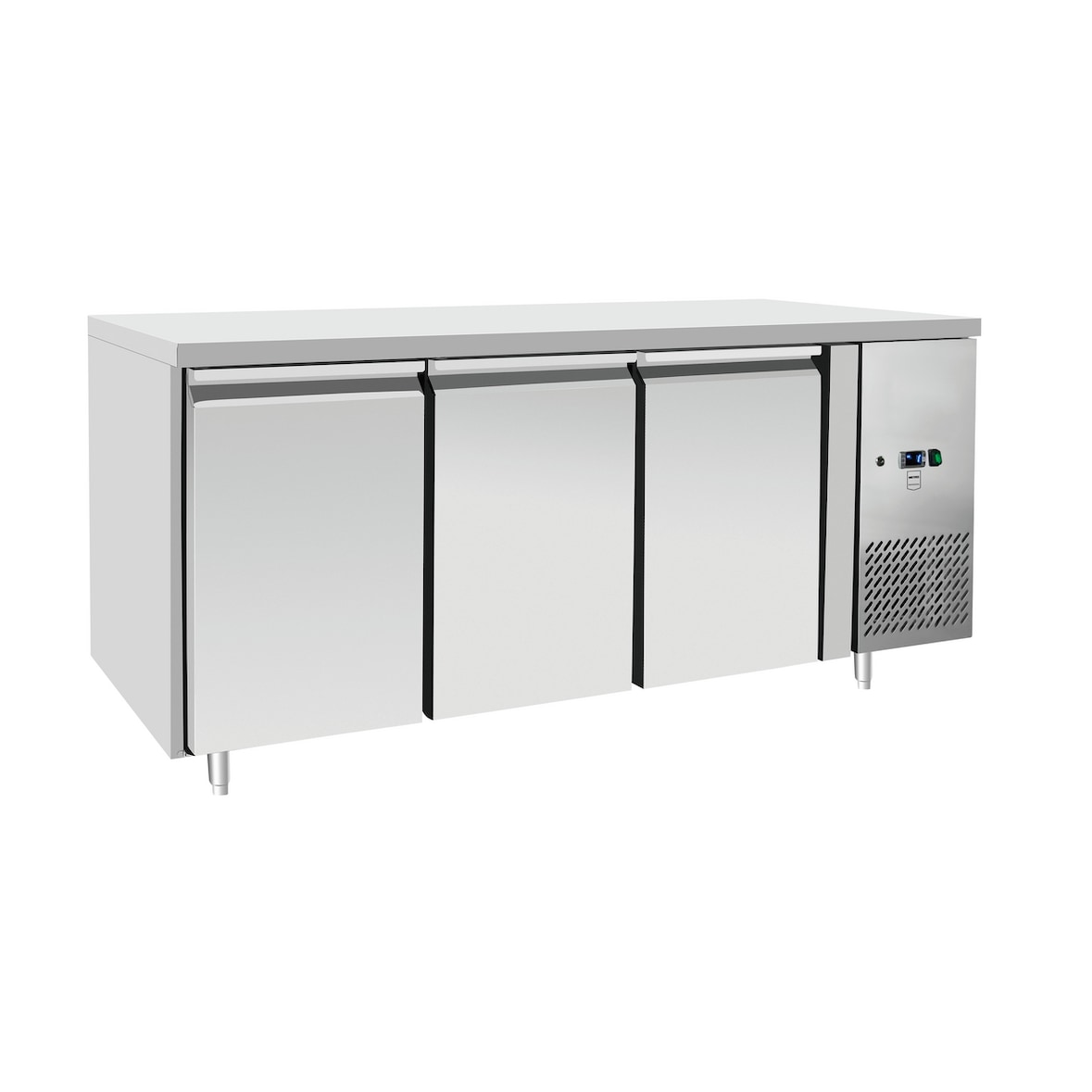 METRO PROFESSIONAL Mesa refrigerada GCC3100, 179.5 x 70 x 85 cm, 334 L, 3 puertas