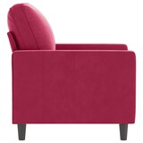thumbnail of Fauteuil Rouge bordeaux 60 cm Velours Modèle Cormontix