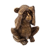 thumbnail of Lot de  3 Singes Sagesse en Résine Or H 17 cm