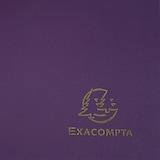 thumbnail of Exacompta  Cod. 55918E - Cartella 3 lembi con elastici Opak in polipropilene opaco 400 micron - 24x32cm viola  - Confezione da  30 pz.