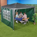 thumbnail of Relaxdays Seitenteile für Pavillon, 3er Set, 2x3 m, wasserdicht, Seitenwände mit Klettverschluss, PE, mit Fenster, grün