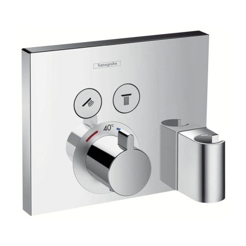 Hansgrohe - Thermostatarmatur | Halter ShowerSelect Chrom