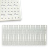 thumbnail of Pannello forato porta utensili da appendere a muro in acciaio 100x50 cm -  Blu