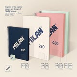 thumbnail of MILAN 430 - Cuaderno A4 Espiral y Tapa Dura. Papel Pautado 80 Hojas 95gr Azul