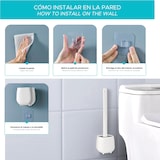 thumbnail of WELL HOME - Set aus 3 WC-Bürsten aus TPR und thermoplastischem Gummi, Weiß