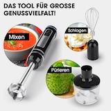 thumbnail of GOURMETmaxx Akku-Stabmixer - XL-Zubehör-Set - kabellos mixen, pürieren, schlagen