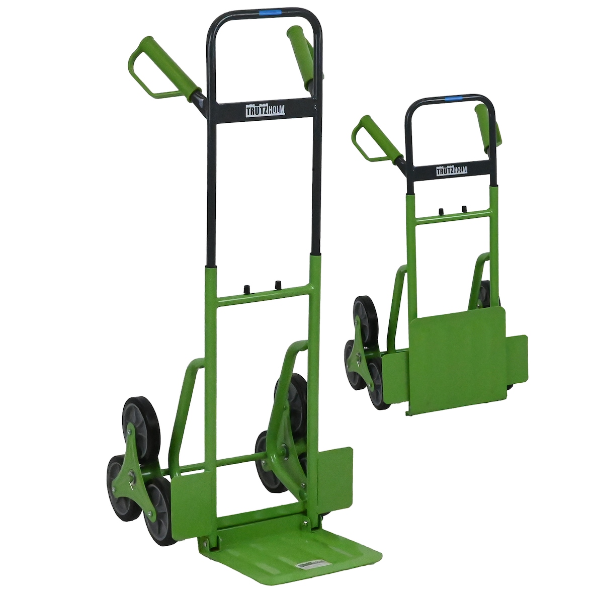 Treppensackkarre klappbar höhenverstellbar große Ladefläche 113 cm Höhe Stahl Treppensteiger