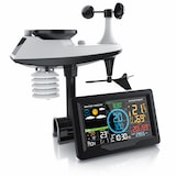 thumbnail of Brandson Funkwetterstation mit 5 in 1 Außensensor - LED Farbdisplay - DCF - Thermometer Hygrometer Barometer - Windgeschwindigkeit - Regenmenge