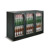 thumbnail of Gastro Flaschenkühlschrank Getränkekühlschrank Kühlschrank 338 L 3 Flügeltüren 2/10°C