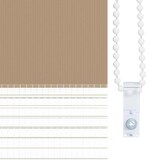 thumbnail of vidaXL Zebrarollo Sandbraun 110x230 cm Stoffbreite 105,9 cm Polyester