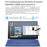 thumbnail of Tablette Windows 11.6 Pouces 2 en 1 8GB RAM 128GB+256GB SSD Intel Quad Core Clavier & Stylet WiFi & Bluetooth YONIS