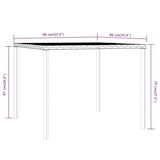thumbnail of vidaXL 2-delige Tuinset met kussens poly rattan grijs