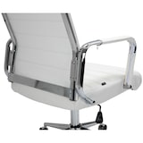 thumbnail of Bureaustoel Kolumbus Echt leer wit