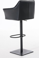 thumbnail of 2er Set Barhocker SIHAR - Kunstleder Schwarz 64x45x88 cm Schwarz | Barstuhl Höhenverstellbar Mit Lehne Drehbar Tresenhocker Tresenstuhl Kneipenhocker