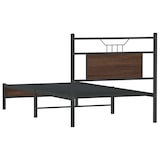 thumbnail of vidaXL Bedframe zonder matras bewerkt hout bruin eikenkleur 80x200 cm