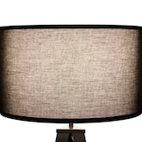 thumbnail of tectake Lampadaire Lunaris, abat-jour en tissu, trépied - noir - 405199