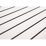 thumbnail of Kommode HWC-O42, Badezimmerkommode Badschrank Schrank mit 1 Tür, 3 Staufächer, MDF Melamin 98x39x30cm ~ Holzoptik beige