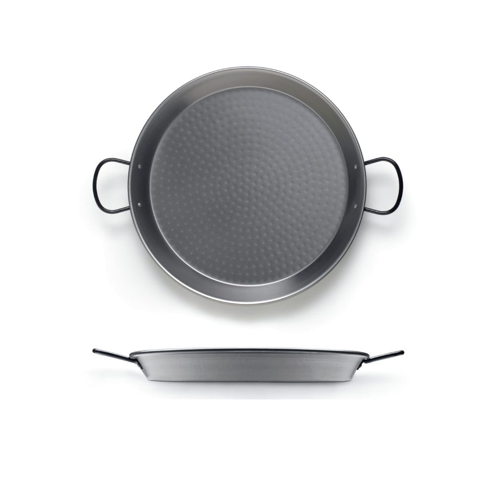 Paellapfanne 46cm, Stahl poliert