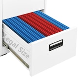 thumbnail of vidaXL Aktenschrank Weiß 46x62x72,5 cm Stahl