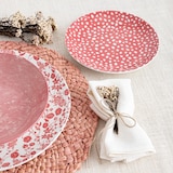 thumbnail of Bidasoa Aquilea Vajilla Porcelana Rosa 12 piezas 4 personas