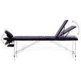 thumbnail of Helloshop26 - Klappbare 3-teilige Massageliege Edelstahl lila 02_0001828