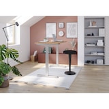 thumbnail of bümö Stehhilfe ergonomisch & höhenverstellbar, Sitz- und Stehhocker in schwarz mit Tellerfuß - Ergonomischer Hocker, Stehstuhl, Bürohocker