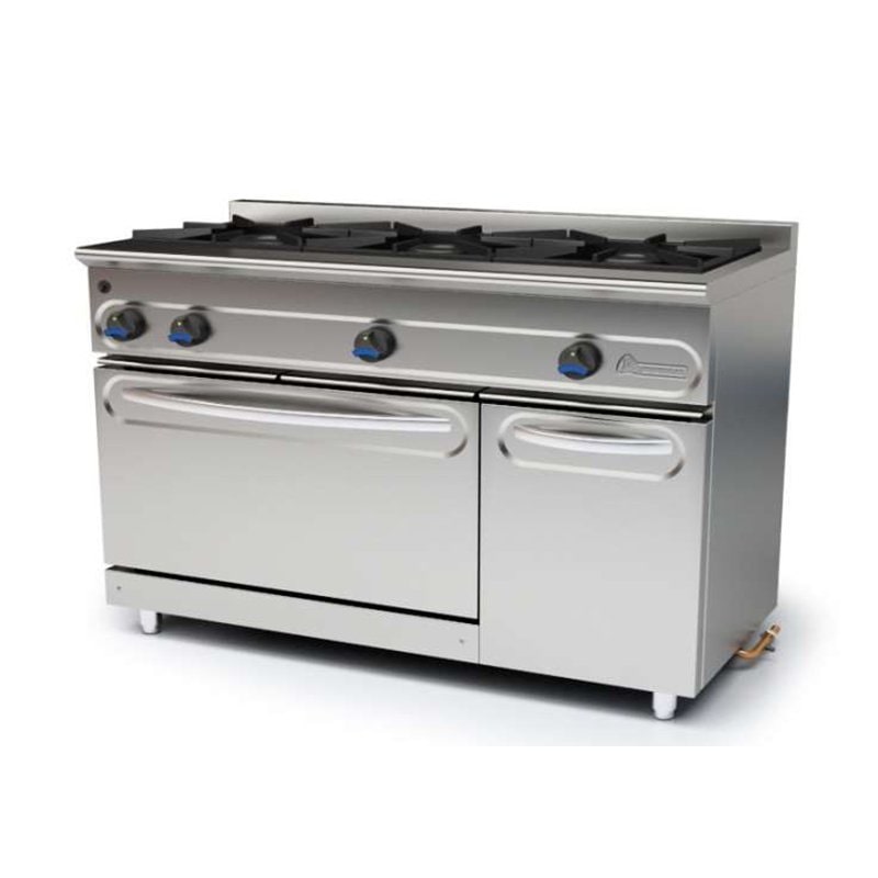 Cocina Industrial 3 Fuegos con Horno