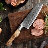 thumbnail of Hezhen - Cuchillo Santoku de Damasco - Serie B30 Master
