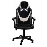 thumbnail of Chef-Sessel Büroausstattung Bürostuhl Schreibtischstuhl mit Wipp Mechanik Wipp Funktion "Treviso" in schwarz-weiß Jet-Line